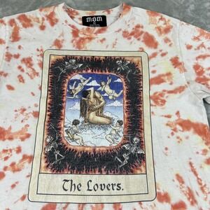 MBM The Lovers Shirt Mens XL Multicolor Tie Dye Tarot Skeleton Gothic Graphic